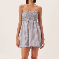 Vestido Curto Sasha Listras Navy