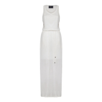 VESTIDO LONGO EM MALHA TRICOT COM BOLSOS