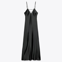 VESTIDO MIDI ACETINADO