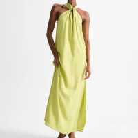 Vestido Midi Nó Decote