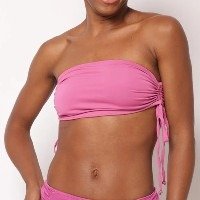 Biquíni Top Tomara que Caia Avulso sem Bojo Colissê Rosa