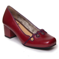 7323 BRENDA LEE ROCK AMORA/SUED FLEX UVA 38 - Nude+vermelho