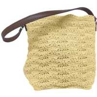 Bolsa Feminino Visual Charmosa Fecho Magnético Brizza Arezzo - Bege