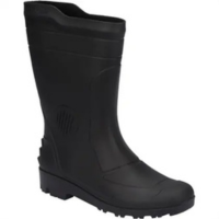Bota Galocha Grendene Preto Cano Medio N.3435