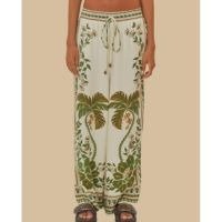 Calça Estampada Mari Farm - Off White