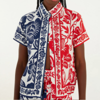 Camisa Estampada Noite De Pássaro