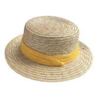 Chapéu Feminino D Palha Sintética Moderno Casual Praia Verão - Alwy