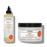 Conjunto de enxágue e máscara de cabelo DPhue, vinagre de maçã