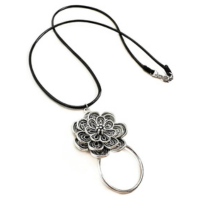 DECKER Colar de óculos, suporte para óculos de sol, anel de pendurar, cordã