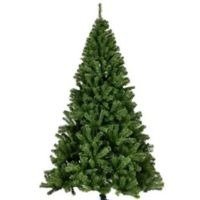 Árvore De Natal 150M Branca E Verde Com Tira De Luz De Led e Festao Natalin