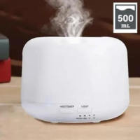 Difusor De Aromas Umidificador De Ar UltraSônico 500Ml Óleo Essencial Abaju