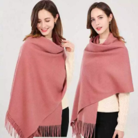 Echarpe Lisa Manta Cachecol Grosso Pashmina Inverno Lenço Longo