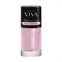 Esmalte Em Gel Metalizado Rosa Galáctico Não Precisa Cabine - Odorata