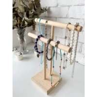 Expositor Porta Joias, Colares e Pulseiras Lina - Madeira Pinus - Matarazzo