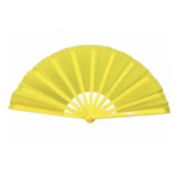 Leque Oriental Grande Dança Kung Fu Taí Chi Chuan Liso Performance Culto -