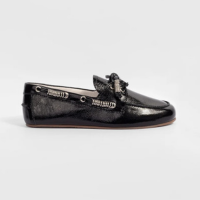 Mocassim Valência Studded Shiny Black