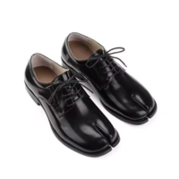 New Black Unisex Tabi Shoes Men’s Women’s Split Toe Flats Pig Hoof Shoes Wo