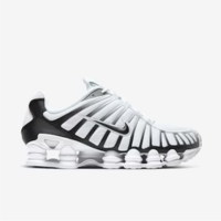 Nike Shox TL White & Metallic Platinum