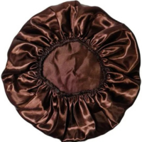 Nobrand - Touca de Cetim Camada Simples Antifrizz Marrom