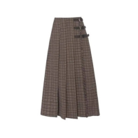 Saia Longa Stella - Xadrez Multicolor