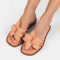 Rasteira Belinda Camurça Peach