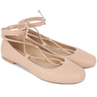 Sapatilha Bailarina Feminina Bico Redondo Confortável Fashion Amarração