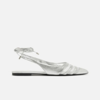 Sapatilha Prata Nobuck Amarração