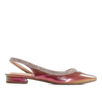Sapato Feminino Metalizado Zariff Brilho 1026002 - Rosa