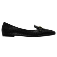 Sapato Mocassim Bico Quadrado Feminino Moleca 5737.211 Preto