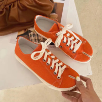 Sapatos De Lona Tabi Split-toe, Tênis Casuais Unissex