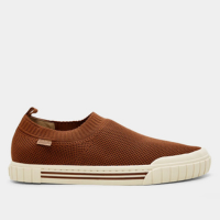 Slip On Anacapri Knit Feminino - Marrom Claro