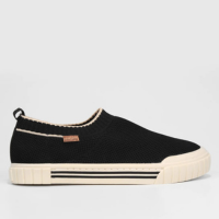 Slip On Anacapri Knit Feminino - Preto