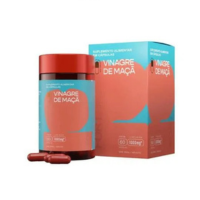 Suplemento Alimentar Vinagre de Maçã Vermelha FortLife - 60cps