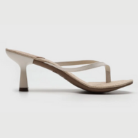 Tamanco VIA UNO Salto Fino Branca