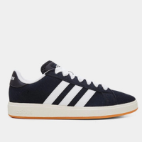 Tênis Adidas Grand Court Base Suede Masculino - Preto