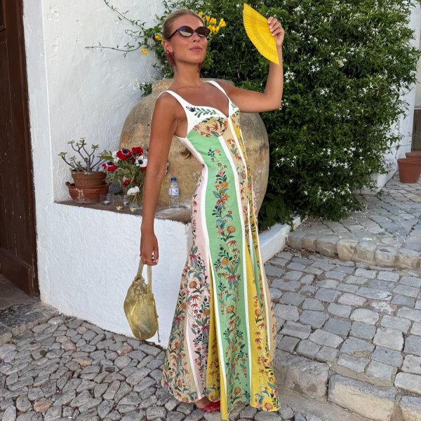 Fui para um casamento na praia e esse foi o vestido tendência que eu mais vi