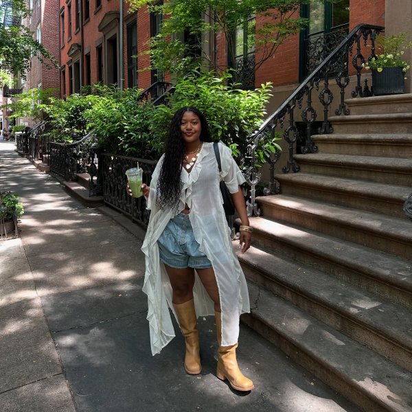 Looks com bota cano alto e médio que funcionam até no calor