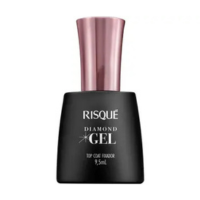 Top Coat Risqué Diamond Gel Fixador - Cremoso Hipoalergênico 9,5ml