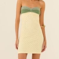 Vestido Tricot Bojo Detalhe Cor