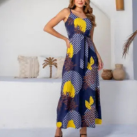 Vestido em Linho com Botões e Decote em V e Faixa-Cinto - Sml Fashion