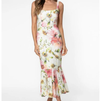 Vestido Longo Fleur Eco Floral - Estampado