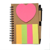 Bloco Anotações 70 Páginas com Caneta e Lembretes Adesivos - Dantas