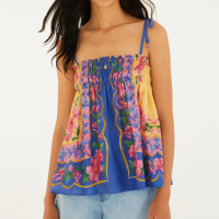 Blusa Lastex Estampada Lena