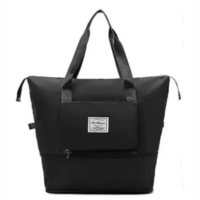 Bolsa Mala Multiuso Dobrável Impermeável Expansível Espaçosa em Nylon Polié