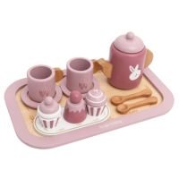 Brinquedo De Madeira Kit Chá Da Tarde Rosa Büp Baby