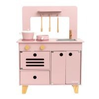 Brinquedo De Madeira Cozinha Rosa Büp Baby