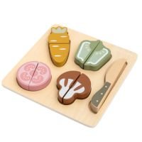 Brinquedo De Madeira Kit Vegetais Com Corte Büp Baby
