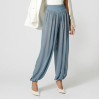 Calça Aladim Em Chiffon Glass