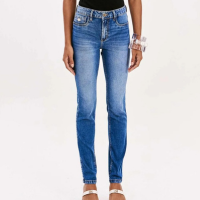 Calça Jeans Easy Lança Perfume Skinny High Feminino - Azul