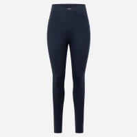 Calça Legging Esportiva com Cós Transpassado e sem Gancho Frontal Preto